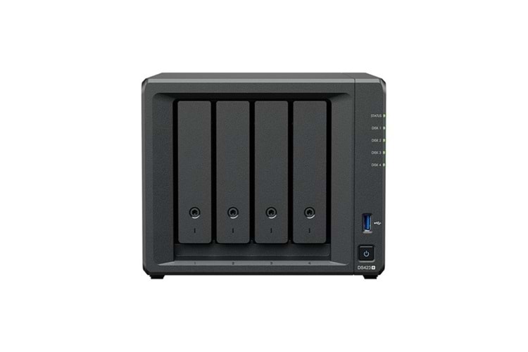 SYNOLOGY DS423 PLUS 2G CELERON QC- 2 GB RAM- 4-diskli Nas Server (Disksiz)