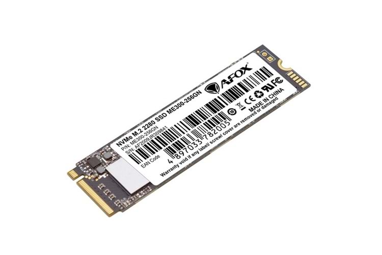 AFOX 256GB ME300-256GN 2000- 1200MB/s M2 PCIe NVMe Gen3 Disk