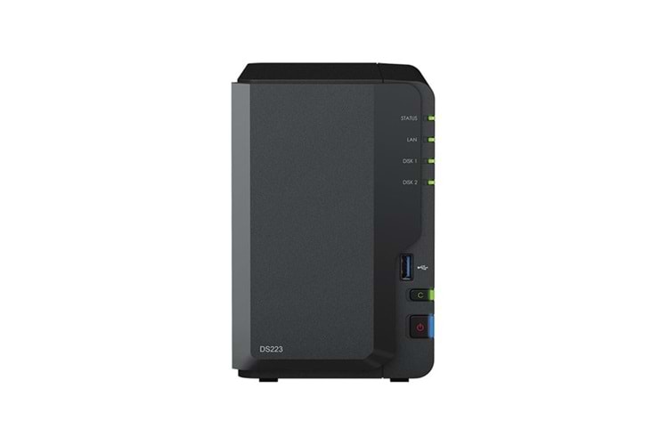 SYNOLOGY DS223 REALTEK QC 2 GB RAM- 2-diskli Nas Server (Disksiz)