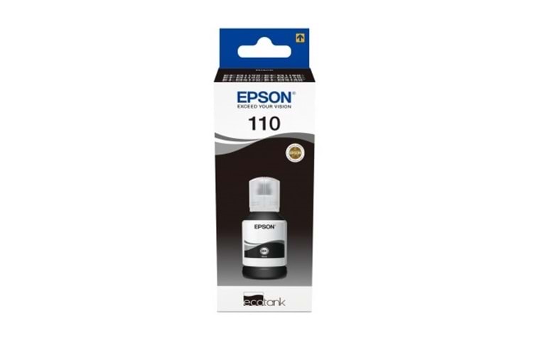 EPSON C13T03P14A T110 Siyah Tanklı Sistem Mürekkebi