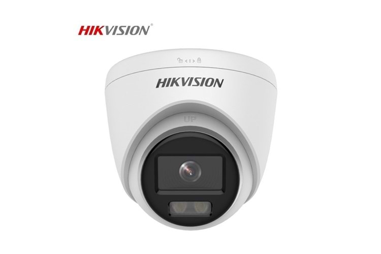 HIKVISION 4MP DOME 2.8MM DS-2CD1347G0-LUF 30metre H265+ IP Güvenlik Kamerası COLORVU