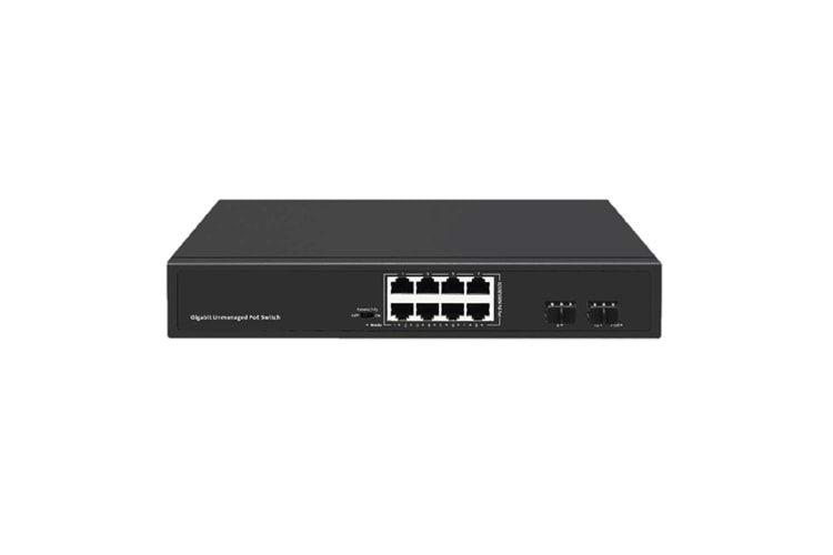 ODS 8port 120w FULL PoE 08ODS-8P2S GIGABIT 2X SFP Yönetilemez Switch