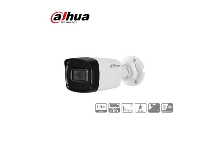 DAHUA 2MP BULLET 3.6MM HAC-HFW1200TLP-0360B AHD Kamera