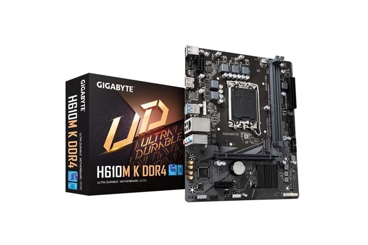GIGABYTE H610M-K DDR4 HDMI PCIe 16X v4.0 1700p mATX
