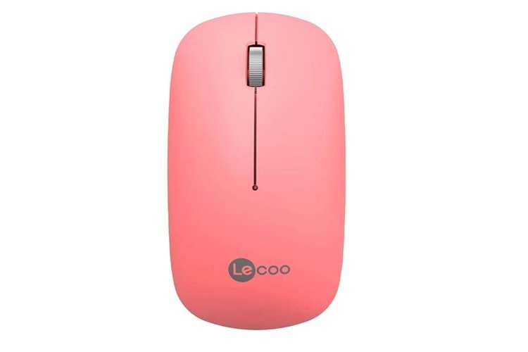 LENOVO LECOO WS214 Kablosuz 1600dpi Optic Pembe Mouse