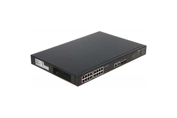DAHUA 16port 240w FULL PoE PFS3220-16GT-240-V2 GIGABIT 2GE Uplink-2xSFP Switch