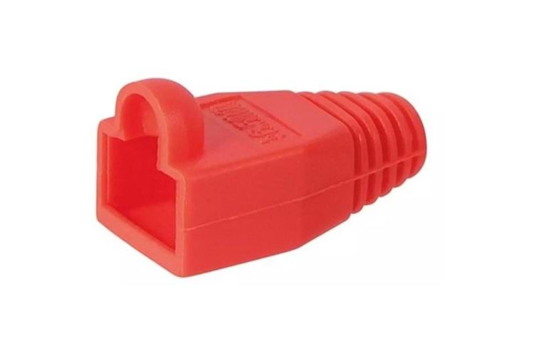 RJ45 JACK KILIFI 25li paket KIRMIZI