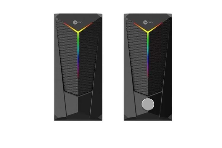 LENOVO LECOO DS104 1+1 Siyah 6w RMS Hoparlör RGB Ledli