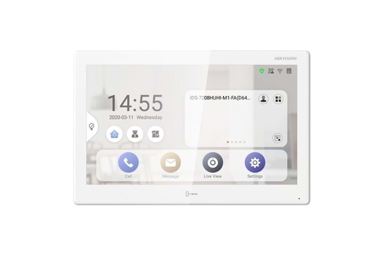 HIKVISION KH9510-WTE1(B) INTERCOM SİSTEMİ İÇ ÜNİTE WIFI 10.1