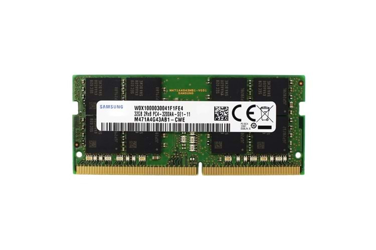SAMSUNG 32GB DDR4 3200MHZ NOTEBOOK RAM VALUE M471A4G43AB1-VWE