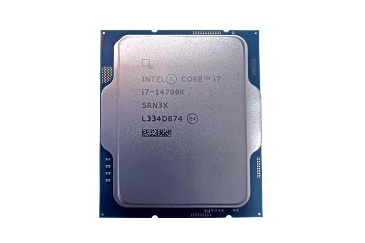 INTEL CORE i7 14700K 61MB 12çekirdekli O/B UHD 770 1700p 125w Kutusuz+Fansız