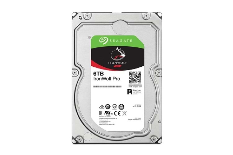 SEAGATE 6TB IRONWOLF PRO ST6000NT001 7200 RPM 256MB SATA-3 NAS Diski