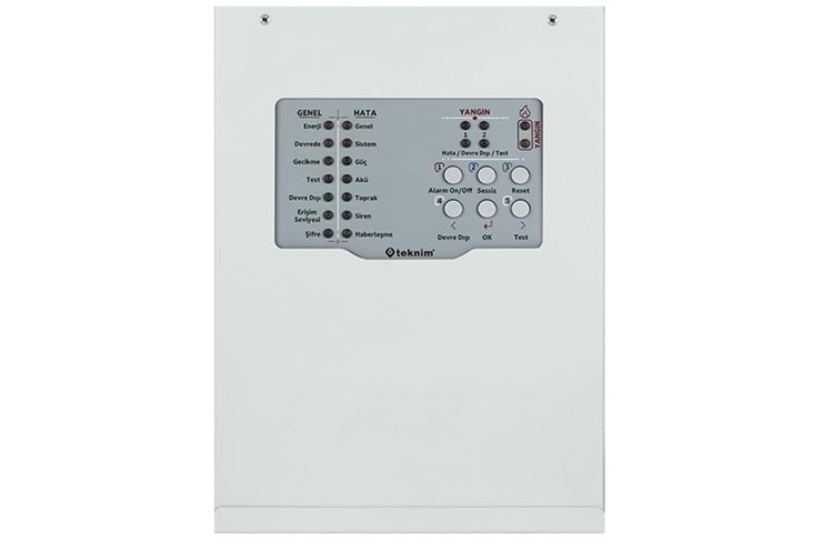 TEKNiM TFP-3122 Konvansiyonel 2 Bölgeli Yangın Alarm Paneli