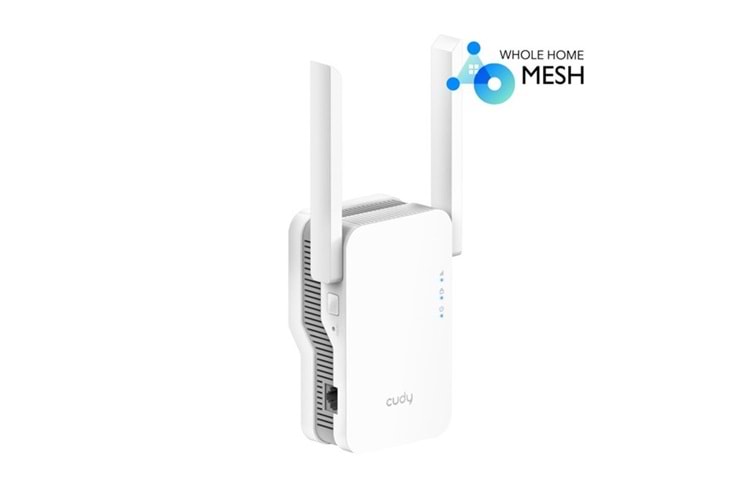 CUDY RE1800 AX1800 Dual Band Mesafe Genişletici Priz Tipi
