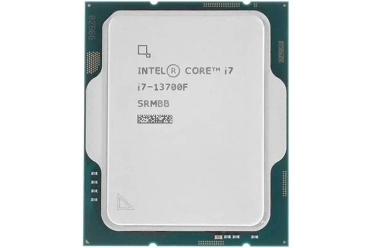 INTEL CORE i7 13700F 54MB 16çekirdekli VGA YOK 1700p 65w Kutusuz+Fansız