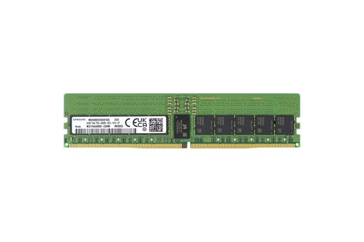 SAMSUNG DDR5 ECC RDIMM 32GB 4800MHz M321R4GA0BB0-CQK 2Rx8 Sunucu Ram