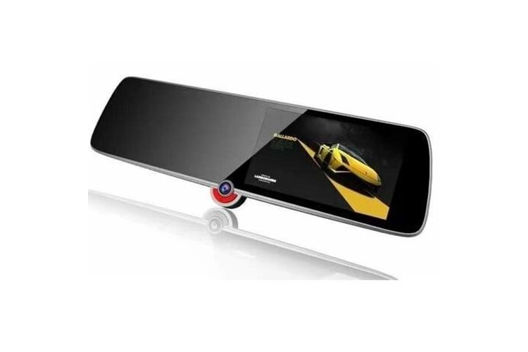 TWOGO GO-403 Ayna Monitör 3 Kamera Destekli Araç DVR