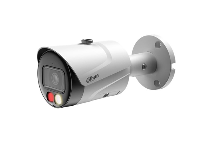 DAHUA 2MP BULLET 3.6MM IPC-HFW1249S-S-IL 30metre IP Güvenlik Kamerası PoE Sesli Akıllı Çift Işıklı