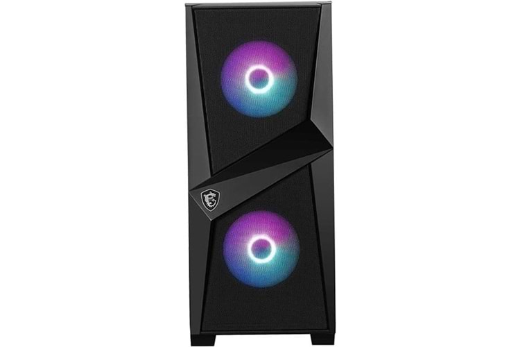 -MSI 750W 80+ BRONZE MAG FORGE 100R Gaming Mid-Tower PC Kasası Siyah