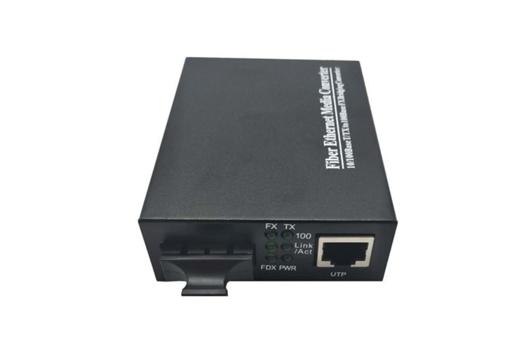 BIFO 09MC-100SCSMDXA SM Fiber Converter Ethernet Medya Dönüştürücü DX 20KM