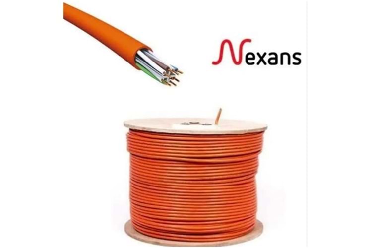 NEXANS CAT6 Utp 23AWG 500m Saf Bakır LSZH Kablo LSZH HF