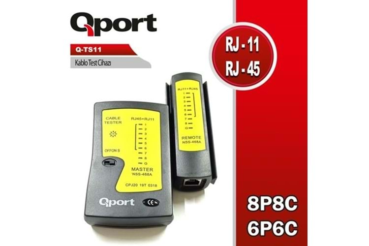 QPORT Q-TS11 Kablo Test Cihazı