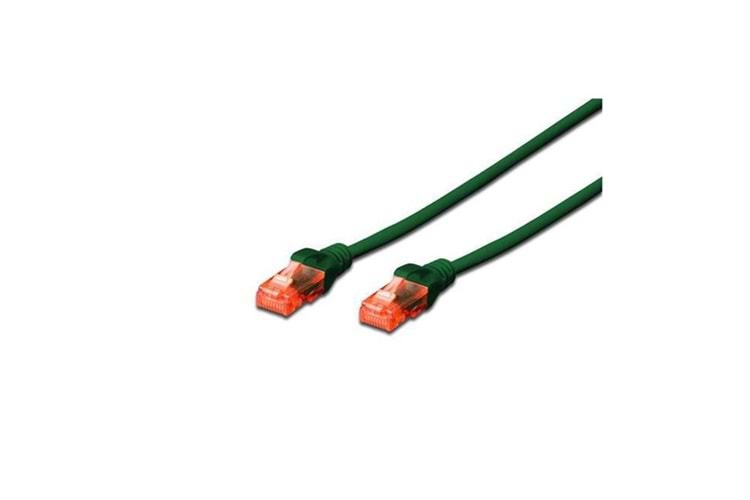 DIGITUS 2m CAT6 Utp DK-1617-020/G Yeşil Patch Kablo (10'lu Paket)