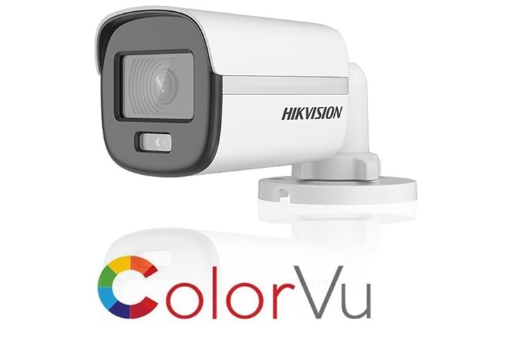 HIKVISION 2MP BULLET 2.8MM COLOR-VU DS-2CE10DF0T-LPFS AHD Kamera