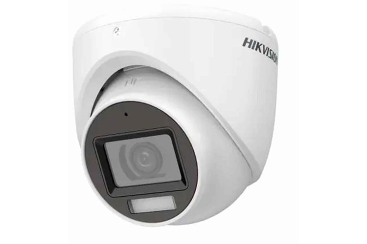 HIKVISION 2MP DOME 2.8MM COLOR-VU DS-2CE70DF0T-LPFS 20metre TVI Kamera