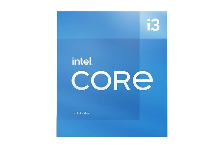 INTEL CORE i3 10100F 6MB 4çekirdekli VGA YOK 1200p 65w Kutusuz+Fansız