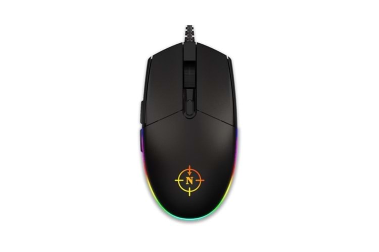 NORTH Combat 3200dpi Gaming Siyah Mouse RGB