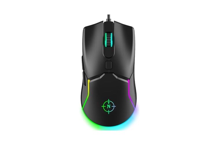NORTH Air Black Professional USB 7200dpi Gaming Siyah Mouse RGB