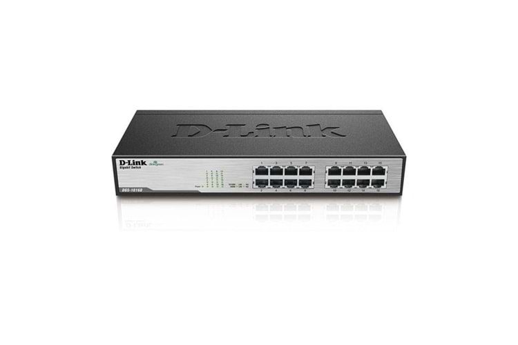 D-LINK 16port DGS-F1016/E GIGABIT Yönetilemez Switch