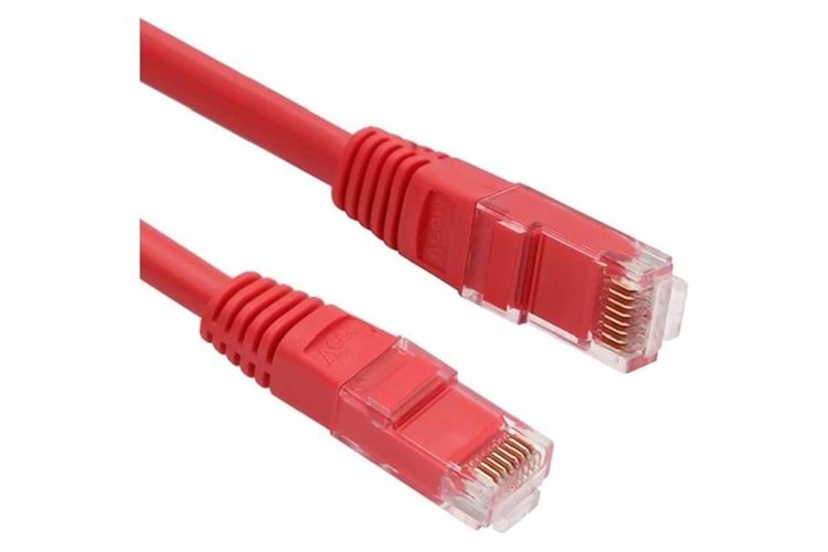 ODS 5m CAT6 Utp LSZH Saf Bakır Kırmızı Patch Kablo