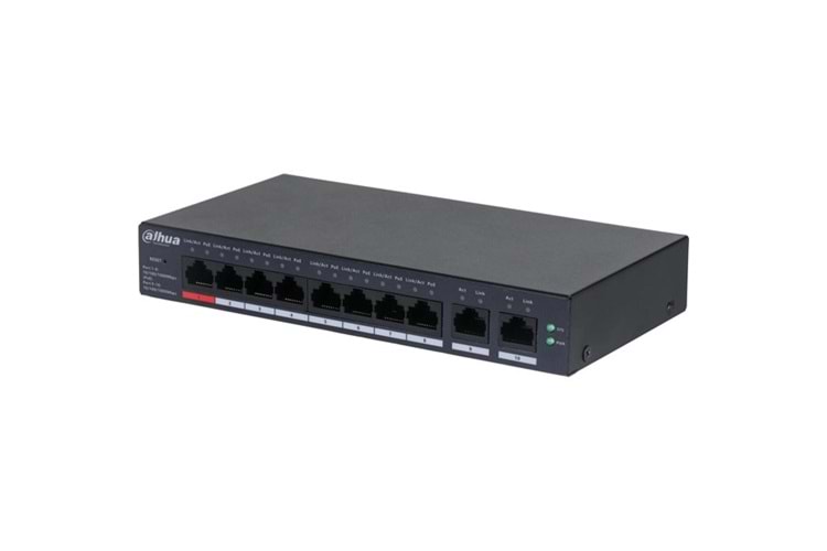 DAHUA 8port 110w FULL PoE CS4010-8GT-110 GIGABIT Cloud Yönetilebilir Switch