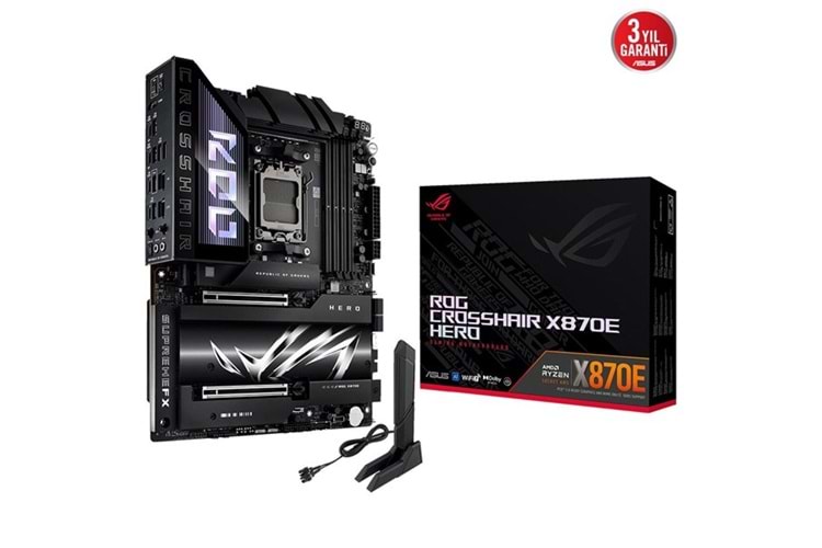 ASUS ROG CROSSHAIR X870E HERO DDR5 HDMI DP PCIE 5.0 AM5 ATX