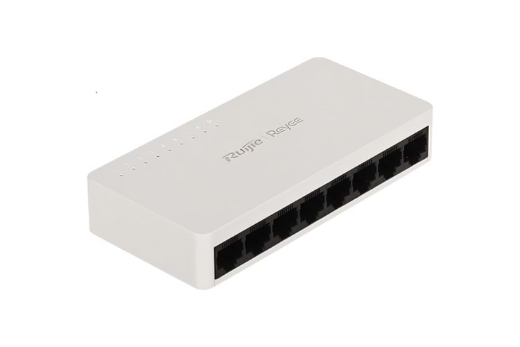 RUIJIE 8port REYEE RG-ES08G-L GIGABIT Yönetilemez Switch Masaüstü