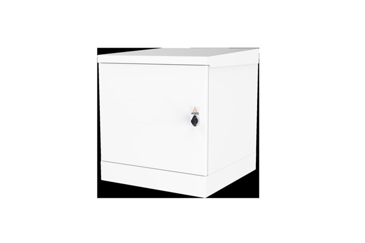 AGER 9U 600x450mm IP66 Dış Ortam Duvar Tipi Kabinet AG-OC09U6045B2-D-A-M1 Basic
