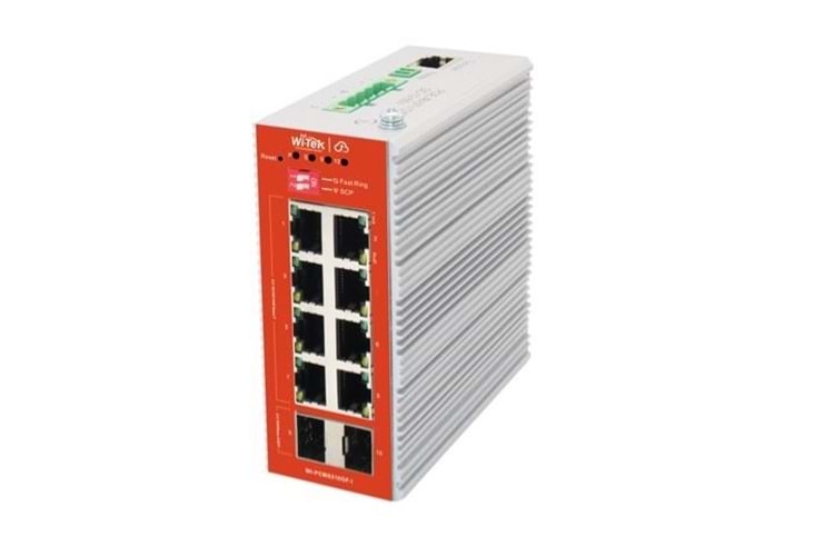 WI-TEK 8port 120w FULL PoE WI-PCMS310GF GIGABIT 2X SFP Yönetilebilir Switch