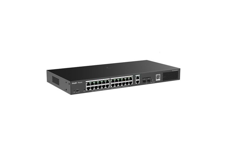 RUIJIE 24port 370w FULL PoE RG-ES228GS-P GIGABIT 2-FSP 2-Uplink Yönetilebilir Switch