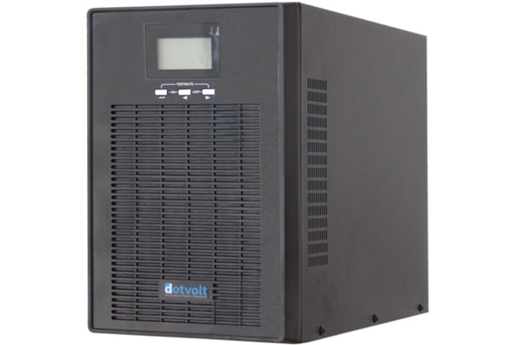 DOTVOLT 3KVA MN3KVA ONLINE 1/1F LCD EKRAN TOWER UPS 6x 12V 9 Amper