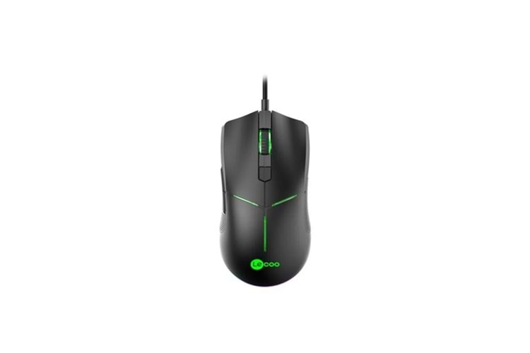 LENOVO LECOO MS109 USB RGB Led Aydınlatmalı 6400dpi Gaming Optic Siyah Mouse