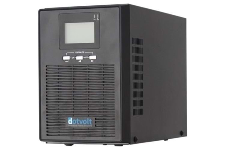 DOTVOLT 1KVA MN1KVA ONLINE 1/1F LCD EKRAN TOWER UPS 2x 12V 9 Amper