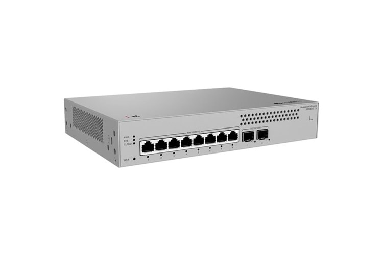 HUAWEI 8port eKIT S220S-8T2X GIGABIT 2xSFP+ Yönetilebilir Switch RackMount Layer2