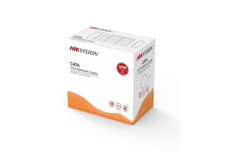 HIKVISION 23AWG Gri 305m CCA CAT6 DS-1LN6UU/CCA(O-STD)