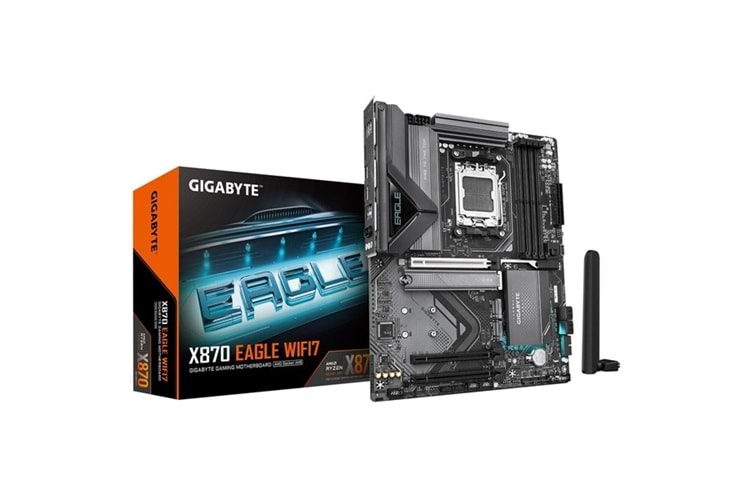 GIGABYTE X870 EAGLE WIFI7 DDR5 HDMI DP PCIE 5.0 AM5 ATX