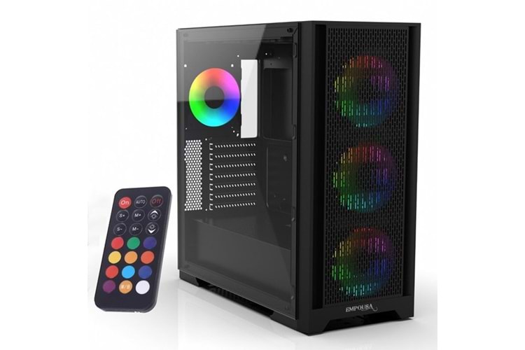 INCA EMG-17XB Gaming Mid-Tower PC Kasası ARGB Kontrolcü