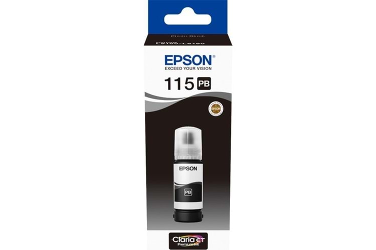 EPSON C13T07D14A (115) Foto Siyah 70ml Tanklı Sistem Mürekkebi