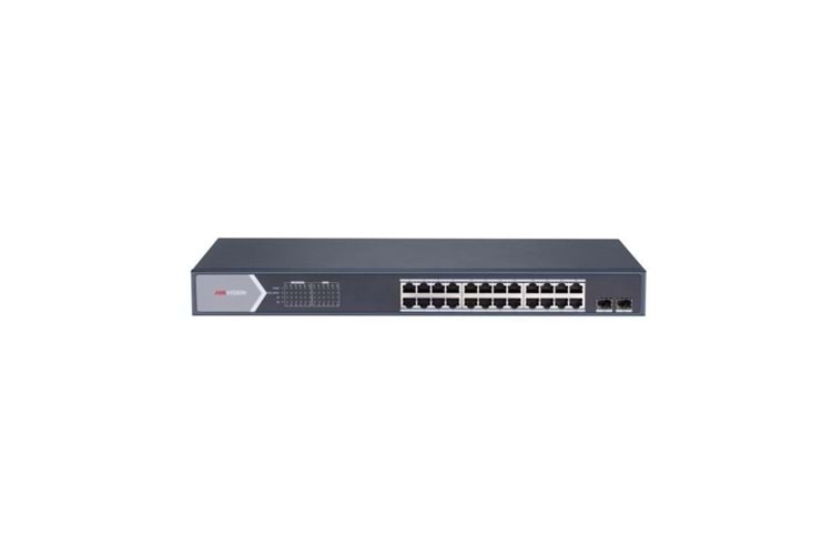 HIKVISION 24port 370w FULL PoE DS-3E1526P-SI GIGABIT 2X SFP Akıllı Yönetilebilir Switch Rack Mount