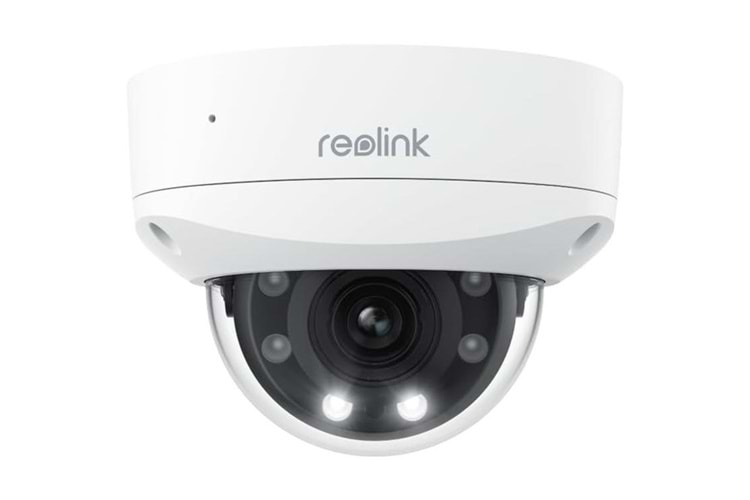 REOLINK 8MP DOME Motorize 5x Zoom P437 IP Güvenlik Kamerası PoE IP67, Renkli
